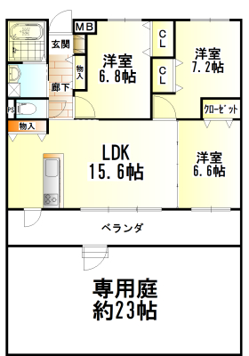 賃貸物件間取り