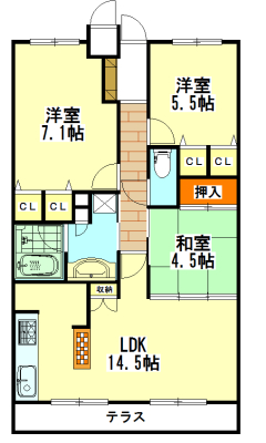 賃貸物件間取り