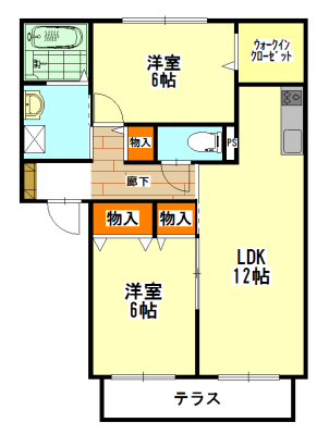 賃貸物件間取り