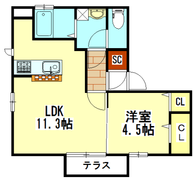 賃貸物件間取り