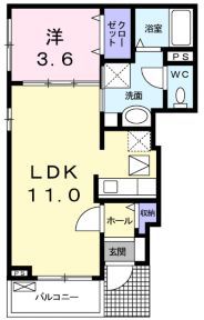 賃貸物件間取り