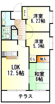 賃貸物件間取り