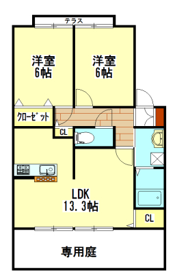 賃貸物件間取り