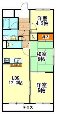 賃貸物件間取り