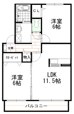 賃貸物件間取り