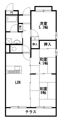 賃貸物件間取り