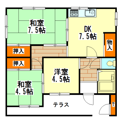 賃貸物件間取り