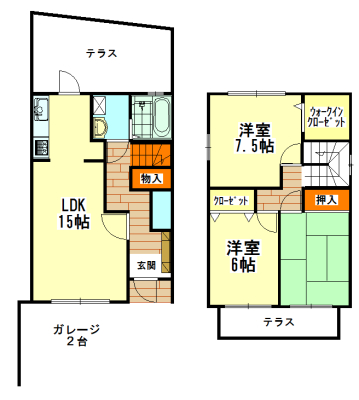 賃貸物件間取り
