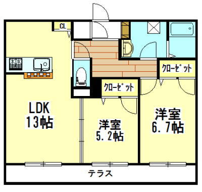 賃貸物件間取り