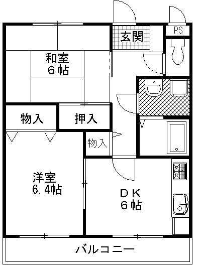 賃貸物件間取り