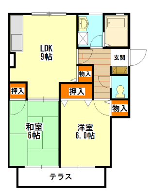 賃貸物件間取り