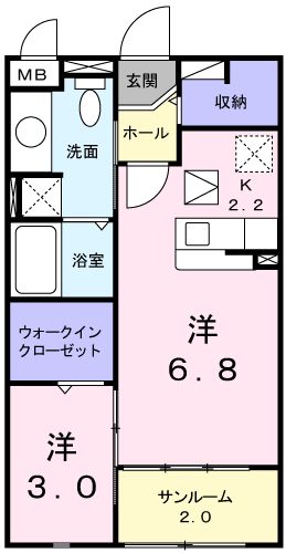 賃貸物件間取り