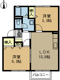 賃貸物件間取り