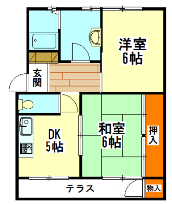 賃貸物件間取り1
